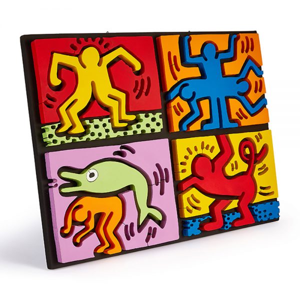 Quadrittico Keith Haring 1 - immagine 2