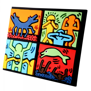 Quadrittico Keith Haring 2